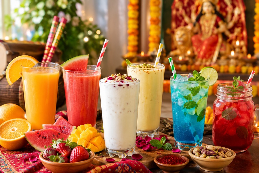 Navratri Special Beverages 2026: Traditional Indian Drinks and Fresh Fruit Juices